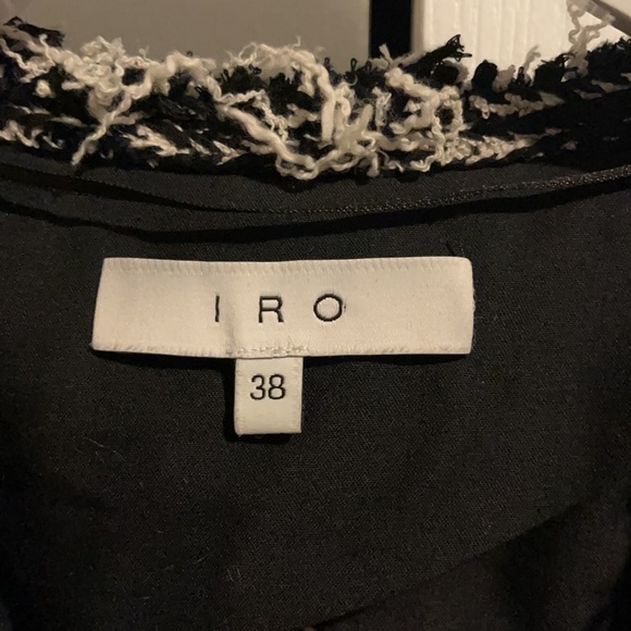 IRO Azure Black White Boucle Blazer Cardigan - Picture 7 of 11